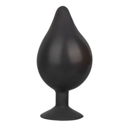 Plug anal gonflable silicone XL — texture visible