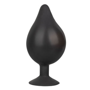 Plug anal gonflable silicone XL — texture visible