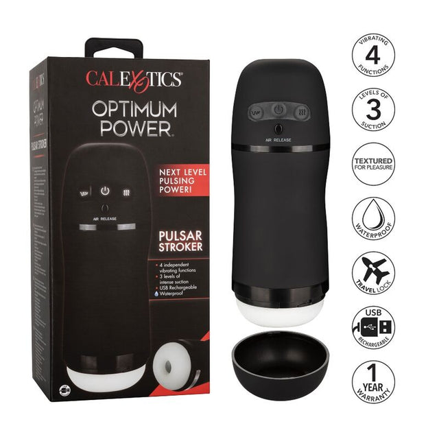 CALEXOTICS MASTURBATEUR A ASPIRATION VIBRANTE A PUISSANCE OPTIMALE