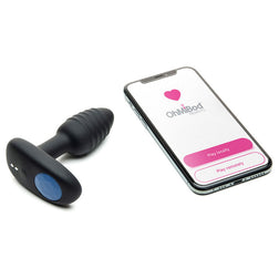 Plug vibrant connecté avec LED — gros plan