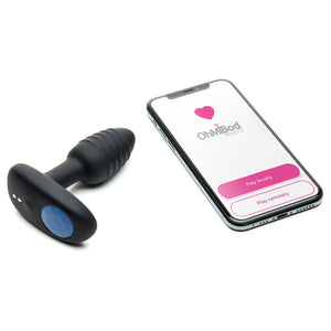 Plug vibrant connecté avec LED — gros plan