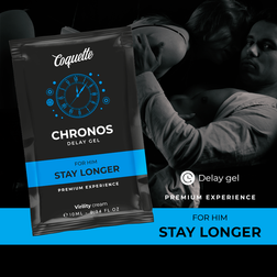 Sachet de gel retardant Chronos pour homme, 10 ml.