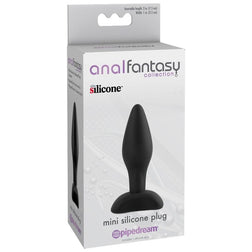 Mini plug anal silicone 7,5 cm — vue de profil