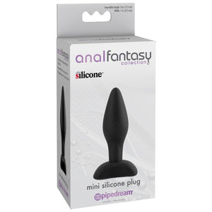 Mini plug anal silicone 7,5 cm — vue de profil