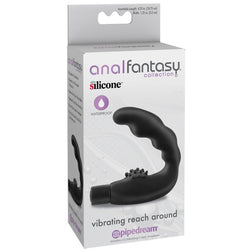Vibro prostatique courbé avec stimulateur périnée — Reach Around