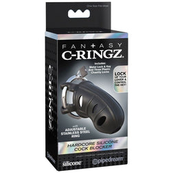 Cage de chasteté en silicone souple réglable — Hardcore silicone cock blocker — image 2
