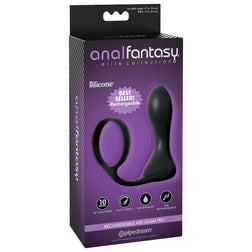 Cockring + plug vibrant rechargeable — Ass-Gasm Pro