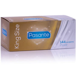 Pasante King Size XL-Latexkondome 60 mm — 144er-Pack, Vorderansicht