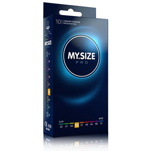 Préservatif modèle My.Size Pro (lot de 10) pour le plaisir intime.