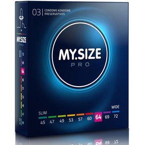 Préservatif modèle My.Size Pro (lot de 3) pour le plaisir intime.