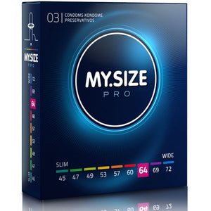 Préservatif modèle My.Size Pro (lot de 3) pour le plaisir intime.