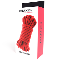 Corde shibari coton rouge 20 mètres — Red Cotton Rope XL — vue 4