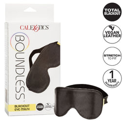 Bandeau BDSM CalExotics Boundless noir rembourré et extensible vu de face