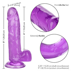 CALEXOTICS GODE REINE TAILLE VIOLET 153 CM