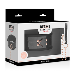 BEGME BLACK EDITION PREMIUM COLLIER EN CUIR VEGAN