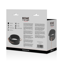 BEGME BLACK EDITION PREMIUM COLLIER EN CUIR VEGAN