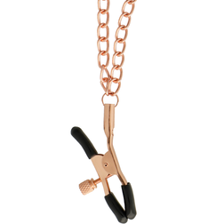 Collier avec pinces à tétons et chaînes cuivrées — vue 6