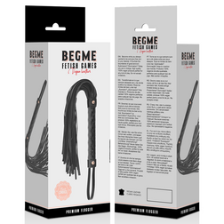 Flogger cuir vegan lanières souples — Black Edition — vue 5