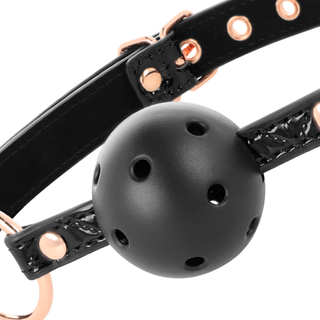 BEGME BLACK EDITION BALL GAG CUIR VEGAN