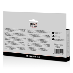 BEGME MASQUE AVEUGLE PREMIUM EDITION ROUGE AVEC DOUBLURE EN NEOPRENE