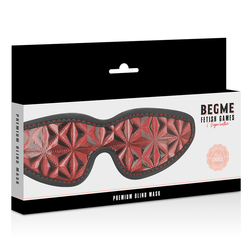 BEGME MASQUE AVEUGLE PREMIUM EDITION ROUGE AVEC DOUBLURE EN NEOPRENE