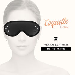 COQUETTE CHIC DESIRE MASQUE FANTASY EN CUIR VEGAN AVEC DOUBLURE EN NEOPRENE