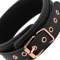 Collier néoprène avec pinces à tétons rose gold — vue 4