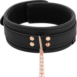 Collier néoprène avec pinces à tétons rose gold — vue 3