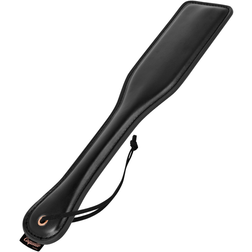 Paddle de fessée en cuir végan noir mat et cuivre — Chic Desire — vue 4