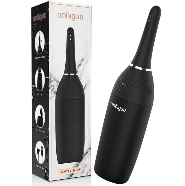 Douche anale automatique rechargeable 5 intensités 210 ml · Anbiguo · Hygiène anale