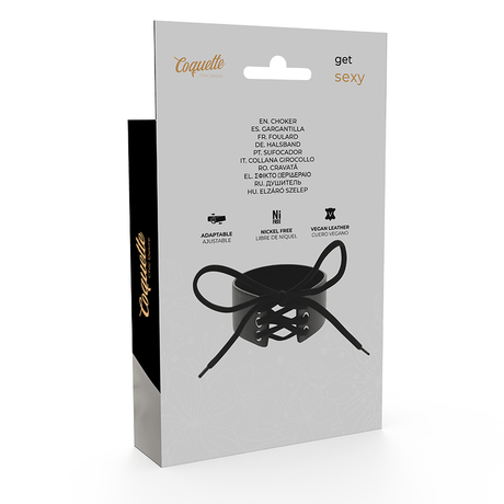 COQUETTE CHIC DESIRE RAS DE COU EN CUIR VEGAN