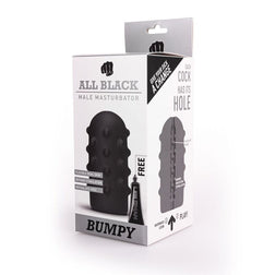 Emballage du masturbateur Bumpy avec sachet de lubrifiant inclus