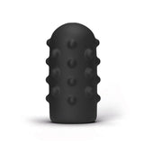 Gaine de masturbation à billes internes 17 cm — Bumpy · All Black · Strokers