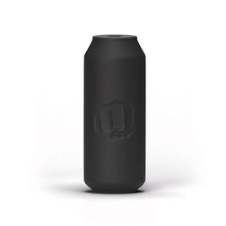 Masturbateur canette noir mat avec logo poing en relief