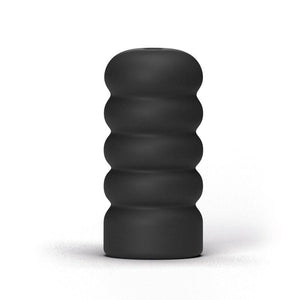 Masturbateur compact canal nervuré 17 cm — Twink · All Black · Strokers