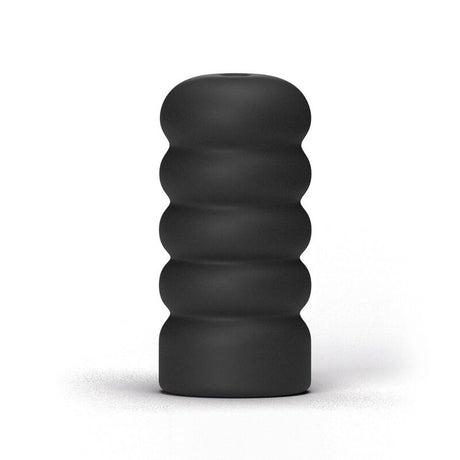 Masturbateur compact canal nervuré 17 cm — Twink · All Black · Strokers