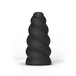 Masturbateur homme Flick noir à texture spirale pour une prise en main optimale