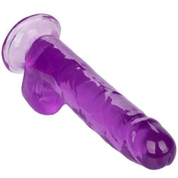 Gode réaliste doux et flexible, violet 20,3 cm — Size Queen 8"