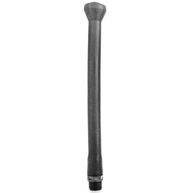 Nettoyant sextoys Canule de douche anale silicone embout stopper 27 cm vu de face