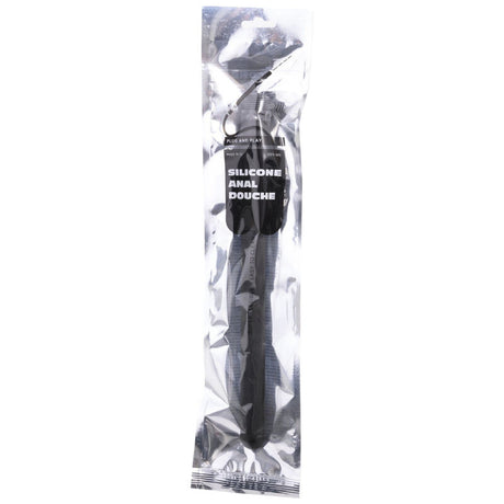 Canule de douche anale silicone embout stopper 27 cm — emballage