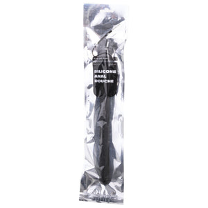 Canule de douche anale à picots stimulants silicone 27 cm — emballage