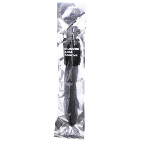 Canule de douche anale à picots stimulants silicone 27 cm — emballage