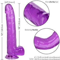 Gode XL réaliste violet 25,5 cm — Size Queen