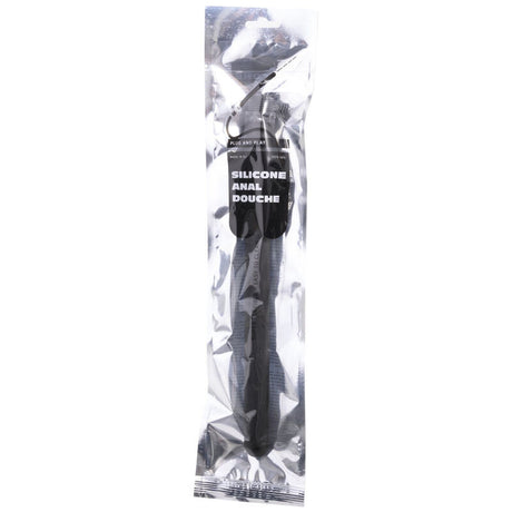 Canule de douche anale à boules graduées silicone 27 cm — emballage