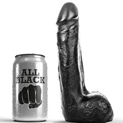 Realistic veined 20 cm dildo with testicles — product image