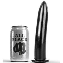 Gode conique lisse 20 cm · All Black · Godes sans vibration