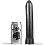 Gode lisse noir 22 cm — profil torpedo · All Black · Gode Anal