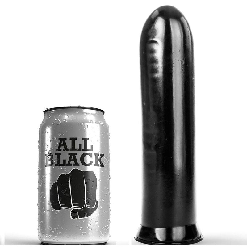 Gode anal lisse 19 cm · All Black · Godes sans vibration