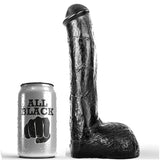 Gode réaliste noir XXL 23 cm diamètre 5 cm · All Black · Godes Réalistes