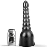 Gode conique XXL à paliers 34 cm · All Black · Godes XL & Géant